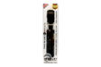front view of the Tsunami rotate vaporizer in its boxes. A streamlined and efficient vaporizer that can be used for oils and concentrates. this one is in a sleek black finish.