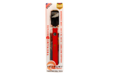 front view of the Tsunami rotate vaporizer in its boxes. A streamlined and efficient vaporizer that can be used for oils and concentrates. this one is in a red finish.
