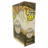 front view of the twisted hemp organic wraps display box. An organic option for those who want flavorful smoking experience. Made with natural hemp.