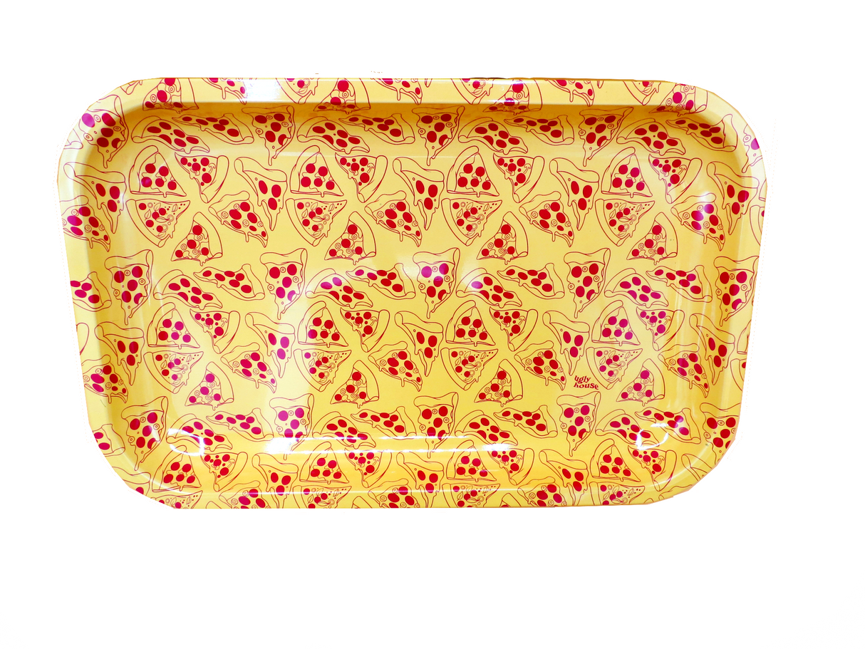 view of the pizza rolling tray from the 4 piece munchies dab kit.