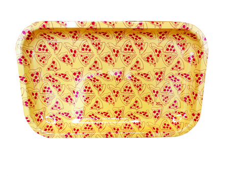 view of the pizza rolling tray from the 4 piece munchies dab kit.