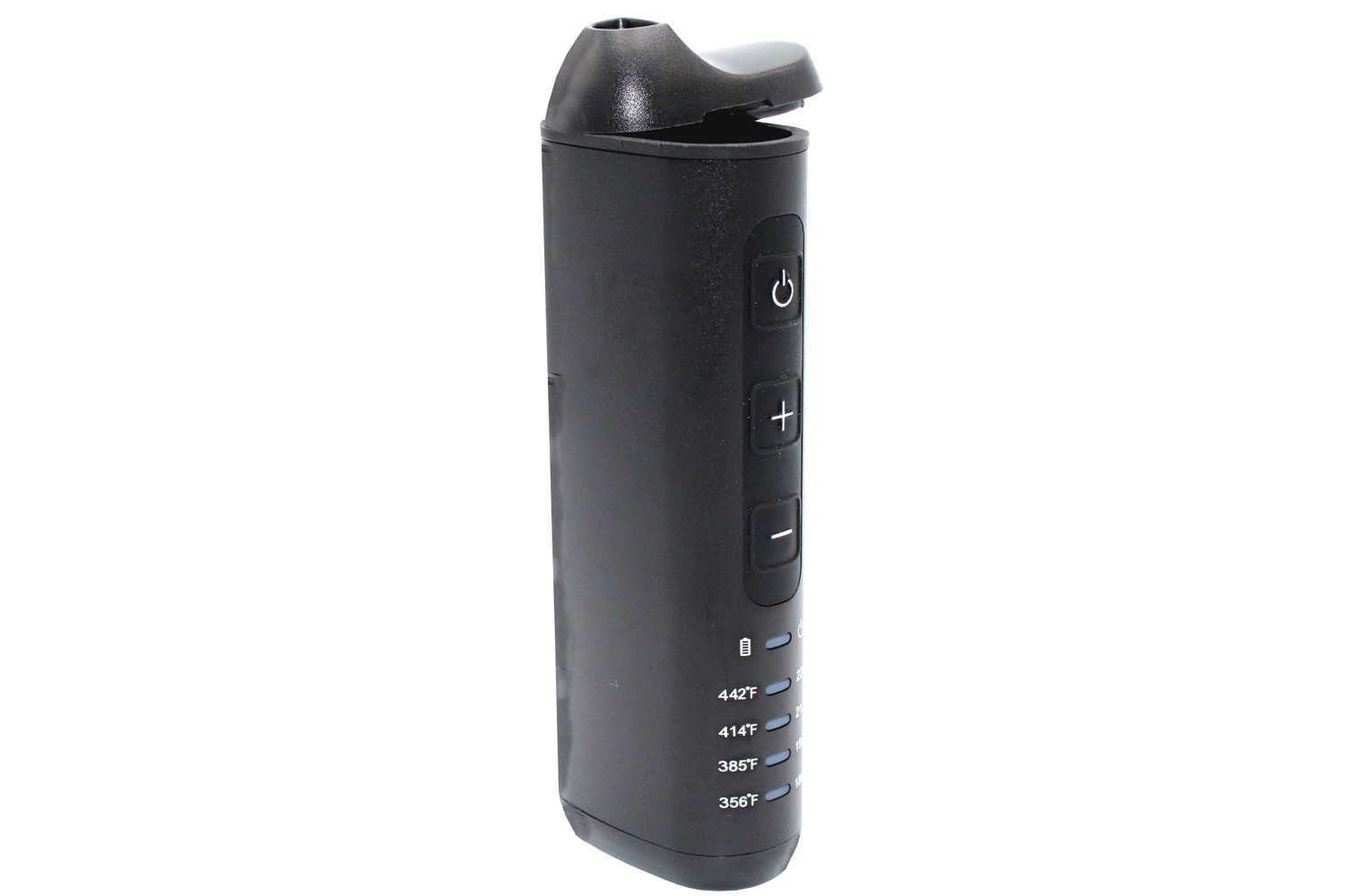 side view of the Vapium portable dry herb vaporizer. made for a smooth smoking experience.