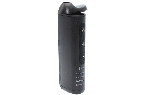 side view of the Vapium portable dry herb vaporizer. made for a smooth smoking experience.