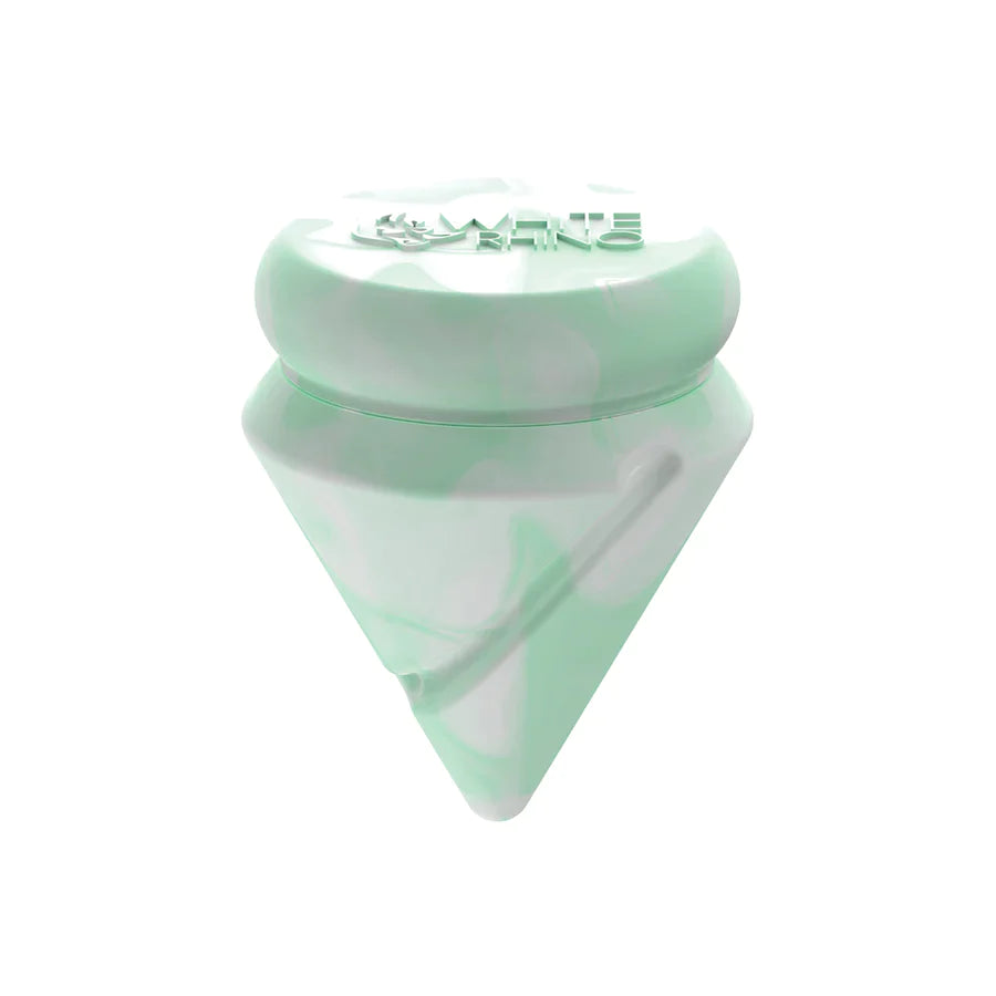 WHITE RHINO SPINNER CARB CAP WITH TERP BALL  DIAMOND 4CT - ASSORTED