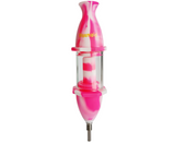 front view of the Waxmaid silicone nectar collector kit. A product made with a focus on flavor for your concentrate consumption. 