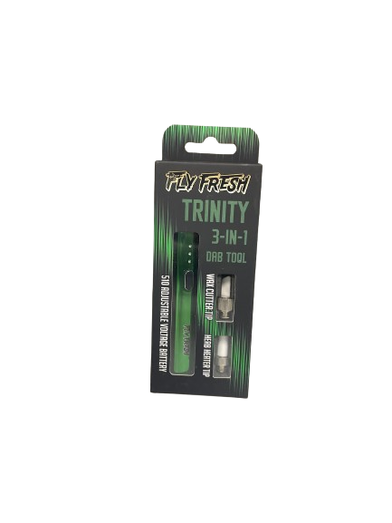 FLY FRESH TRINITY  3 IN 1 DAB TOOL - BATTERY/HOT KNIFE/HERB HEATER