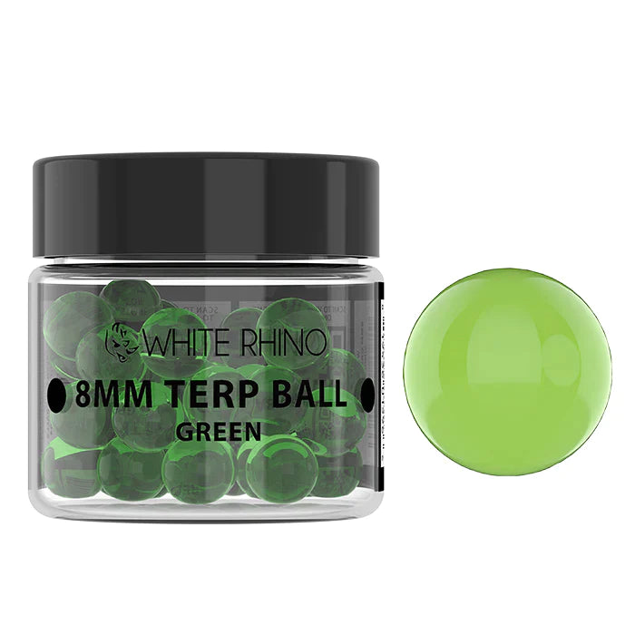 White Rhino 8mm,6mm & 4mm Terp Balls 100ct