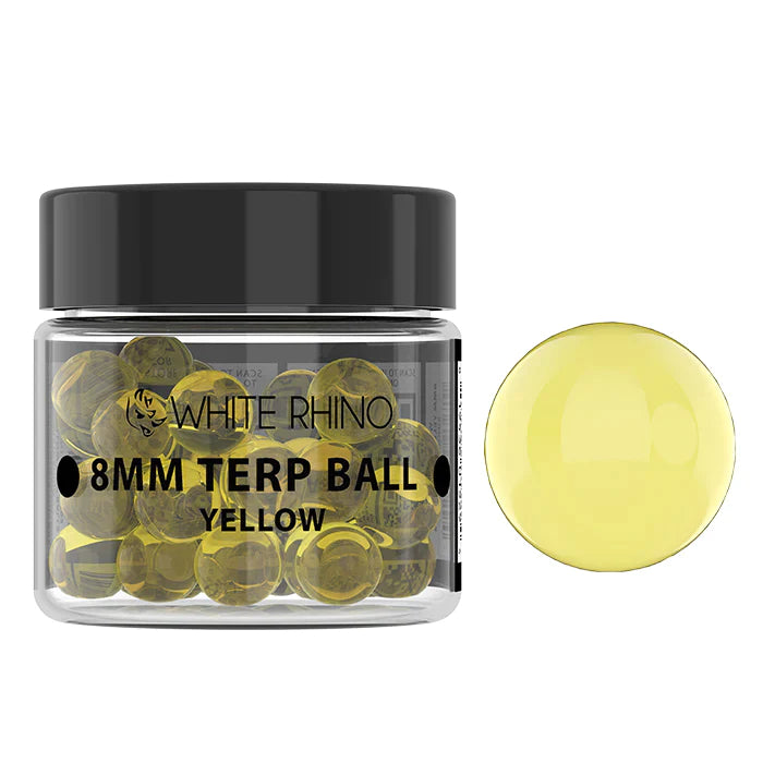 White Rhino 8mm,6mm & 4mm Terp Balls 100ct