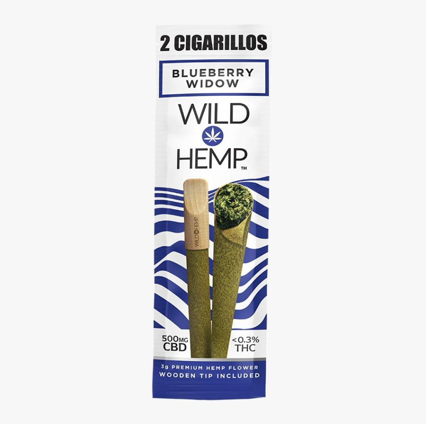 Wild Hemp CBD Cigarillos – Tobacco-Free 2-Pack (15ct Display Box)