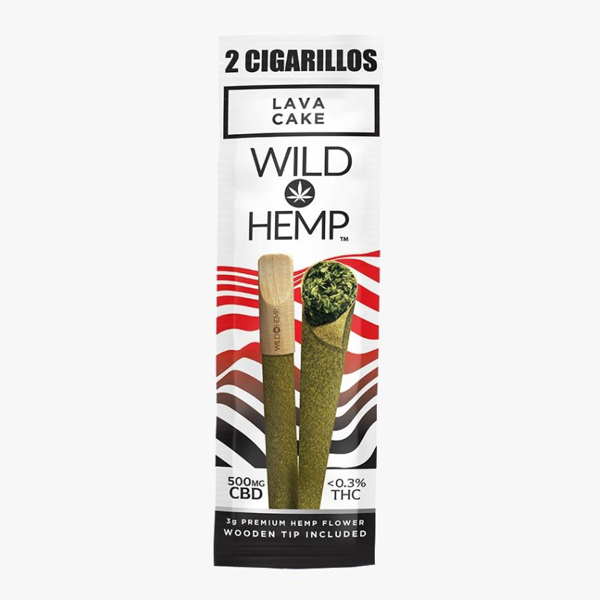 Wild Hemp CBD Cigarillos – Tobacco-Free 2-Pack (15ct Display Box)