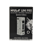 front view of the Wulf Uni pro. an improvement on the popular uni with digital screen and new limited edition white black splatter color