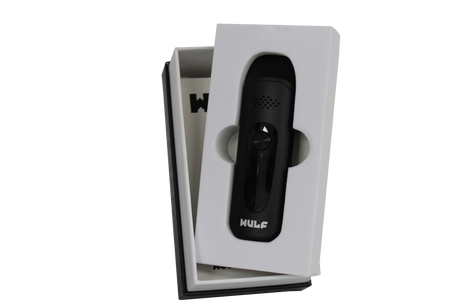 front view of the wulf next dry herb vaporizer. a portable and strong herb vaporizer for on the go smoking