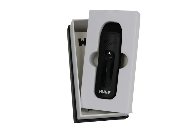 front view of the wulf next dry herb vaporizer. a portable and strong herb vaporizer for on the go smoking