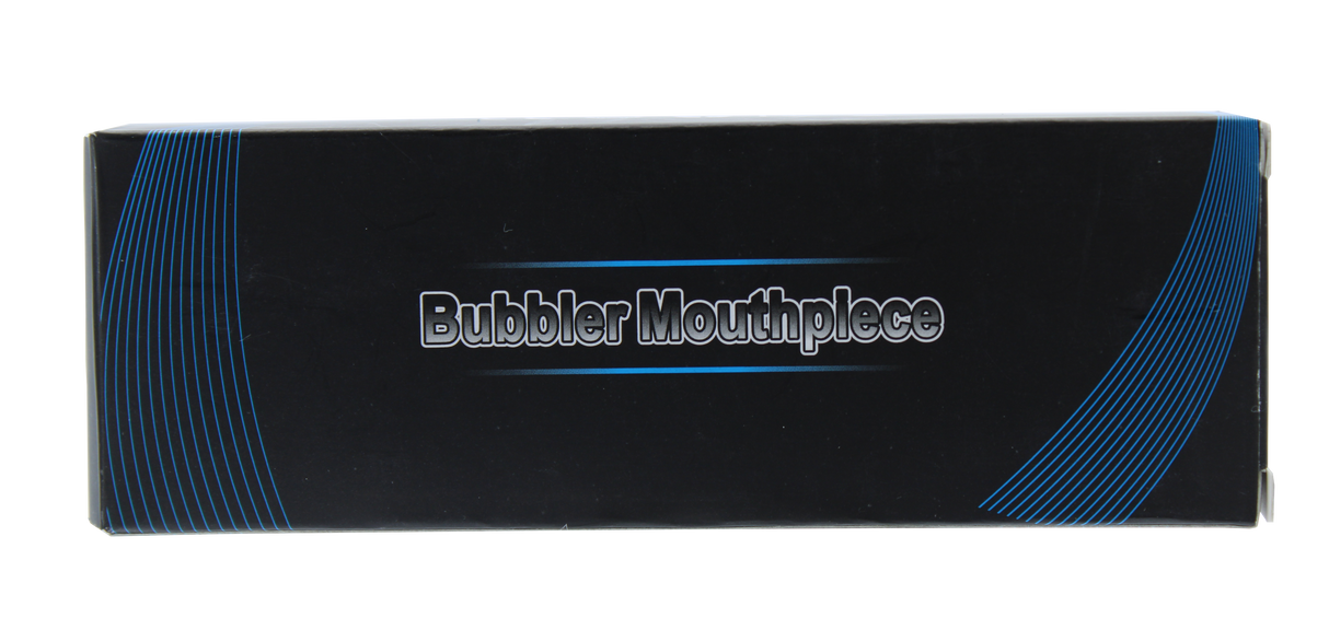 front view of the glass bubbler for the Xvape Vital packaging. A attachment able to give the normal dry herb vaporizer the ability to experience water filtration. made of high quality glass and spill proof design.
