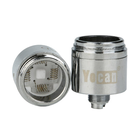 Side and front view of the Yocan Evolve Plus XL replacement coils. A premium product for the Evolve plus XL.