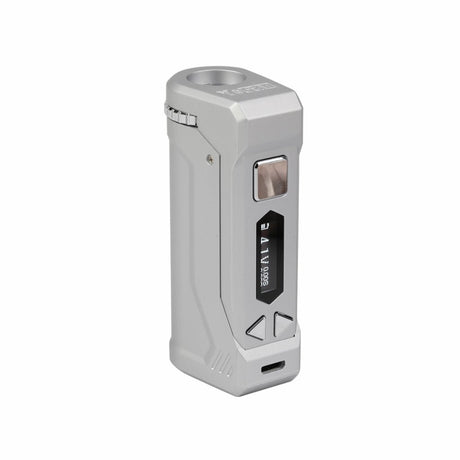 A front view of the Yocan Uni Pro in silver. A classic and reliable product from Yocan.