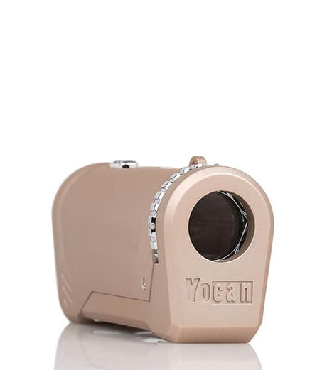 A front view of the Yocan Uni Pro in Dark Champagne. A unique color for a quality product from Yocan.