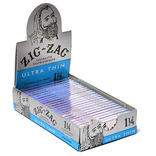 Zig Zag Ultra Thin 1 1/4 Rolling Papers 24ct. Box