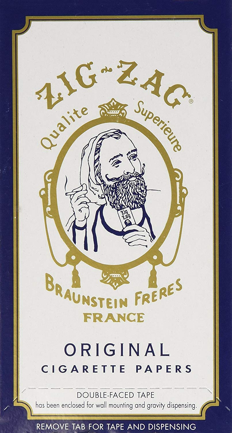 Zig Zag White Single Wide Rolling Papers 32ct 24pk