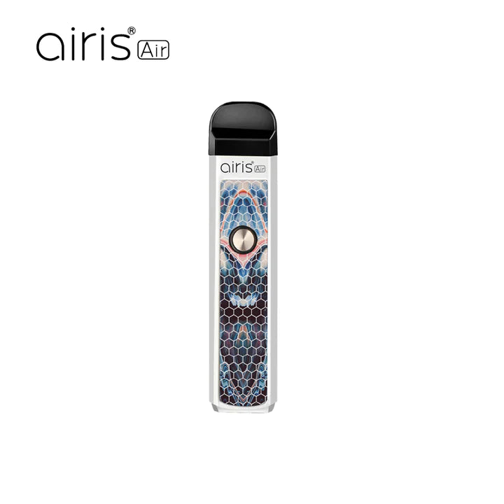 Front view of the Airis Air limited edition wax vaporizer. This ultra-portable, compact concentrate pen is designed for the discreet and highly flavorful consumption of your favorite wax extracts.