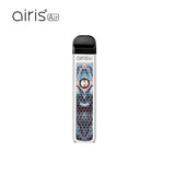 Front view of the Airis Air limited edition wax vaporizer. This ultra-portable, compact concentrate pen is designed for the discreet and highly flavorful consumption of your favorite wax extracts.