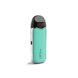 Front view of the Airis Tripod kit triple cartridge vaporizer in sleek teal. This highly discreet, pod-style 510-thread battery conceals your standard 0.5ml cartridges within its body for ultimate protection and stealthy everyday vaping.