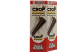 Front angled view of the Crop Kingz Tobacco Inspired Wraps 15-count display box in white and red packaging. Made from 100% organic hemp, these tobacco-free wraps mimic the rich flavors of traditional blunts and feature an innovative self-sealing strip.