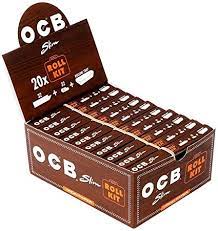 20x OCB Virgin Slim - Roll Kit Included 32x Papers+ Tips+ Rolling Tray