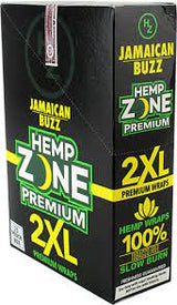 Hemp Zone 2XL Premium Wraps 5ct 25pk