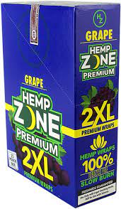 HEMP ZONE PREMIUM WRAPS- 2XL- 25CT