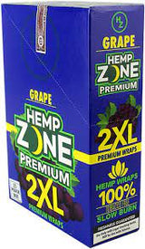 Hemp Zone 2XL Premium Wraps 5ct 25pk