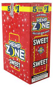 HEMP ZONE  WRAPS 15CT/5