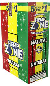 HEMP ZONE  WRAPS 15CT/5