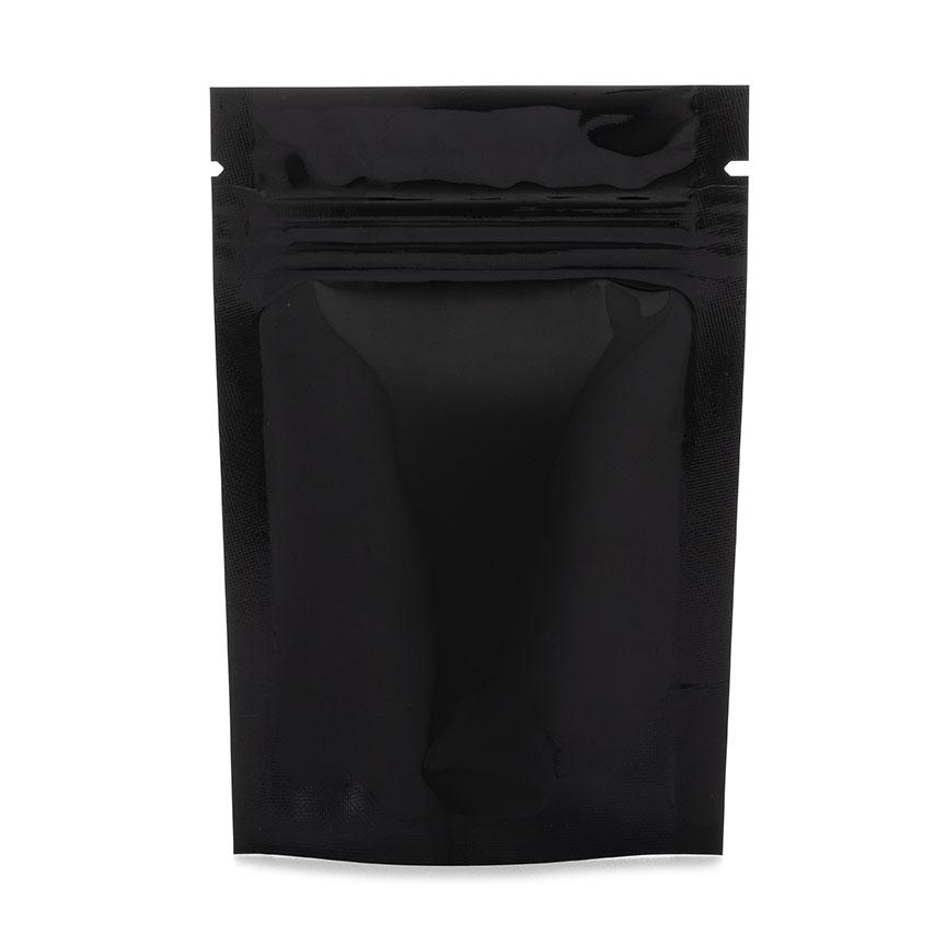 Black & White Child Resistant Mylar Bags 100ct