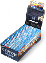 Elements Hemp Single Wide Size Papers Double Pack 100ct 25pk