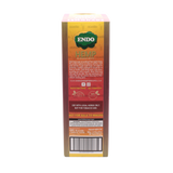 Angled overhead view of the natural brown Endo Smallz Passionfruit Lemonade pre-rolled hemp cones with integrated wooden tips. They are uniquely sized for swift, personal consumption without requiring massive amounts of expensive herbs to fill.