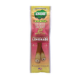 Front view of a single Endo Smallz Passionfruit Lemonade foil pouch in bright yellow and purple. These compact wraps deliver a remarkably steady, slow burn while naturally enhancing the taste profile of botanicals.