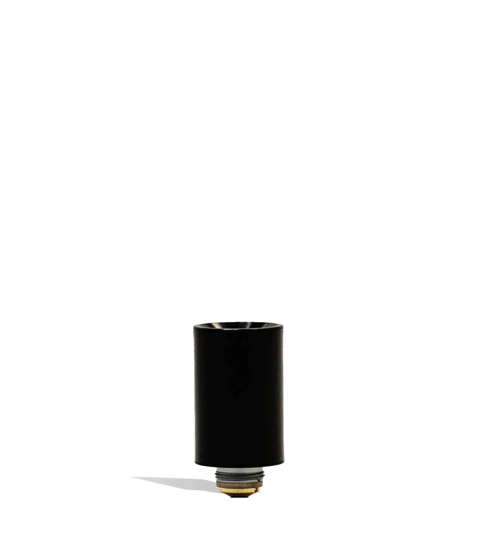 Bottom view of the Exxus Go Plus replacement heating chamber highlighting the threaded gold-plated connection base. This proprietary connection ensures a secure fit and perfect electrical conductivity when screwed directly onto your GO Plus device.
