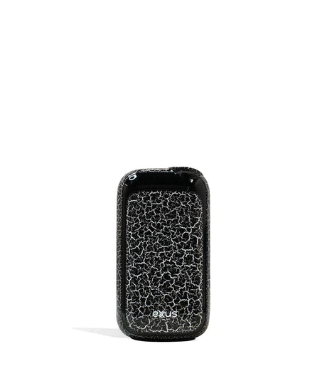 Front view of the Exxus Vape Rizo cartridge vaporizer battery in a sleek black and white finish. This compact, auto-draw 510-thread device provides an incredibly discreet and user-friendly experience for vaporizing your favorite oil cartridges.
