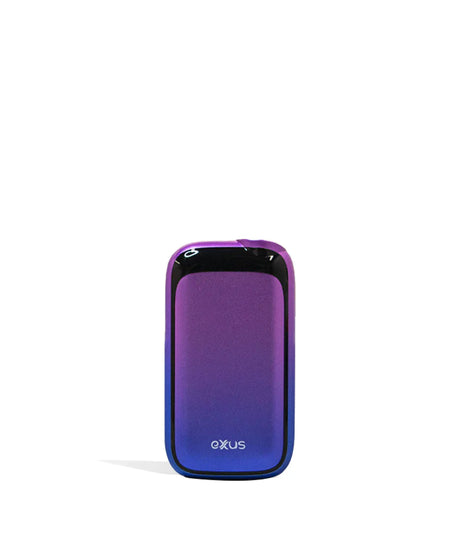 Front view of the Exxus Vape Rizo cartridge vaporizer battery in a vibrant purple finish. This compact, auto-draw 510-thread device provides an incredibly discreet and user-friendly experience for vaporizing your favorite oil cartridges.