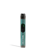 Front view of the Exxus Vape Tunl cartridge vaporizer battery in sleek metallic teal. This highly compact, 510-thread battery features a unique recessed design to keep your standard oil cartridges concealed and protected while on the go.