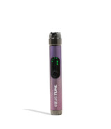 Front view of the Exxus Vape Tunl cartridge vaporizer battery in a metallic purple. This highly compact, 510-thread battery features a unique recessed design to keep your standard oil cartridges concealed and protected while on the go.