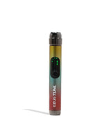 Front view of the Exxus Vape Tunl cartridge vaporizer battery in metallic rainbow. This highly compact, 510-thread battery features a unique recessed design to keep your standard oil cartridges concealed and protected while on the go.