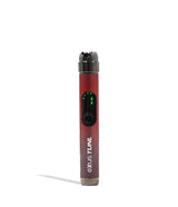 Front view of the Exxus Vape Tunl cartridge vaporizer battery in sleek matte red. This highly compact, 510-thread battery features a unique recessed design to keep your standard oil cartridges concealed and protected while on the go.