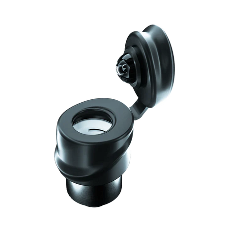 Front standing view of the Focus V Carta 2 Intelli-Core Wax Atomizer. This essential replacement part seamlessly integrates with the Carta 2 smart rig to ensure a premium, continuous dabbing experience.