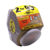 Front view of the Good Times 1 1/4 rolling papers 100-count display box. Featuring classic red and white packaging, this B2B-ready carton houses an expansive one hundred individual booklets.