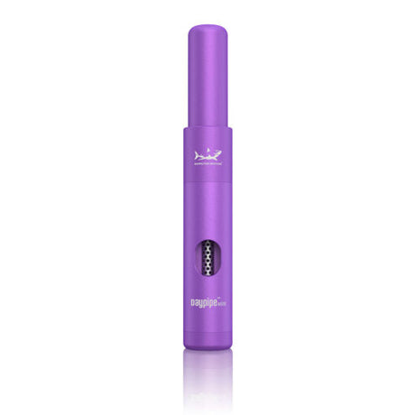 Front view of the Hamilton Devices Daypipe Mini in vibrant purple. The tactile mechanical layout allows users to quickly pack and store multiple individual sessions for convenient out-of-home use.