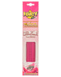 Front view of the Juicy Jay's Thai Incense Sticks 12-pack display in Cotton Candy flavor. This folding retail carton contains twelve sleeves of highly concentrated, slow-burning incense designed to effectively manage ambient odors.
