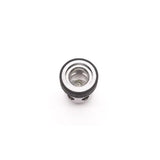 Top down view looking into the Kandypens Oura Replacement Atomizer in black. The wide internal heating chamber is designed to perfectly cradle the device's quartz or ceramic buckets for efficient and even vaporization of your dabs.
