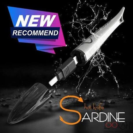 Front view of the Lookah Sardine hot knife electric dab tools arranged in a group to display multiple vibrant color options. This portable heated loading tool features a ceramic tip that effortlessly slices through thick, sticky concentrates to drop them cleanly into your banger.